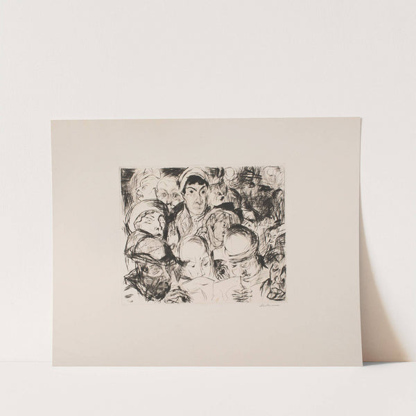 Declaration of War (1914) by Max Beckmann