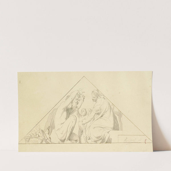 Décor de fronton (19th century) by Alexandre Cabanel