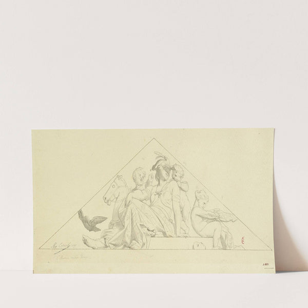 Décor de fronton (19th century) by Alexandre Cabanel