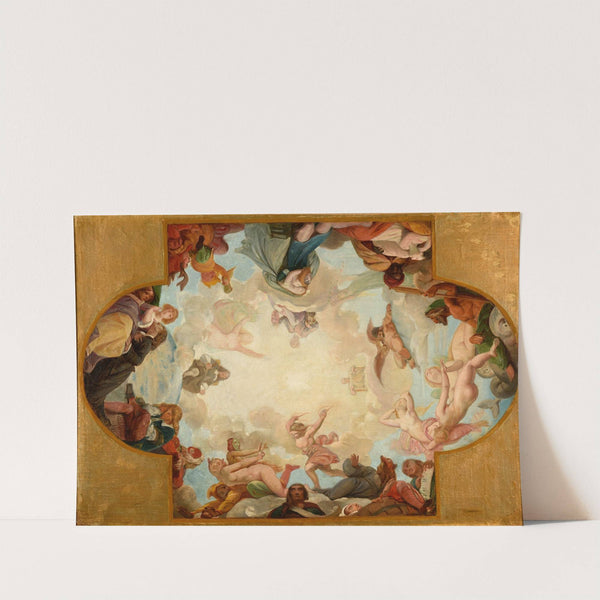 Décor plafonnant dédié à la Tragédie by Émile Bin