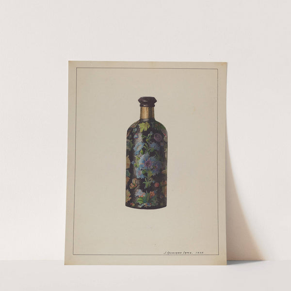 Decorated Bottle by J. Howard Iams