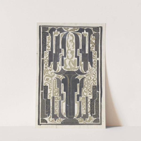 Decoratief ontwerp (1874) by Carel Adolph Lion Cachet