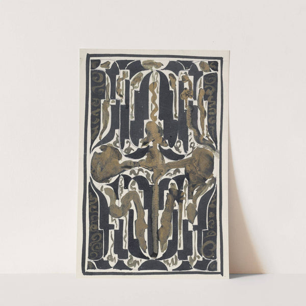 Decoratief ontwerp (1874) by Carel Adolph Lion Cachet