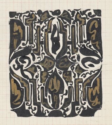 Decoratief ontwerp en schets van het front timpaan van het Koninklijk Paleis te Amsterdam