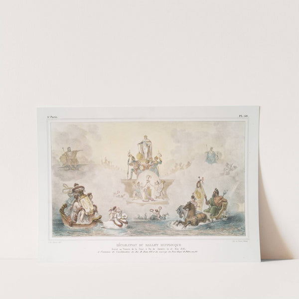 Décoration du ballet historique (1834 - 1839) by Jean Baptiste Debret