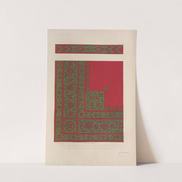 Decoration of an Indian saddle cover by Matthew Digby Wyatt