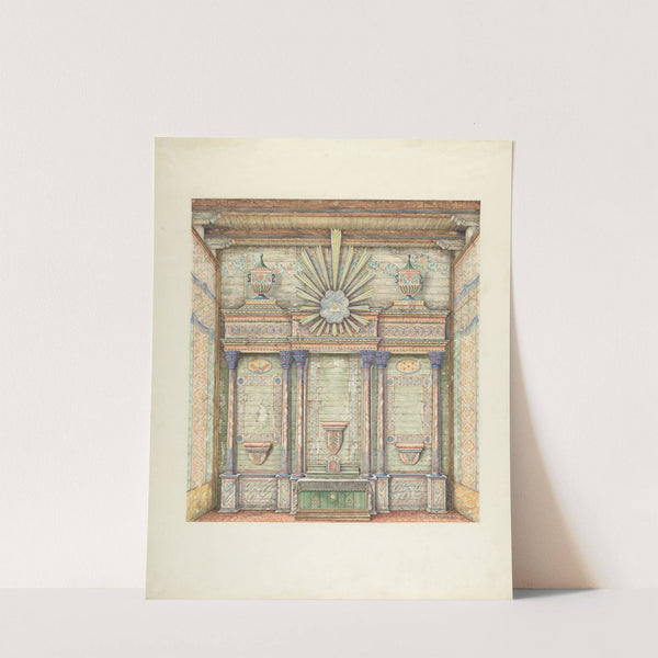 Decorations on Reredos and Sanctuary Walls by William Kieckhofel