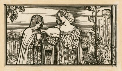 Decorative head-piece to page 78 of Bell’s edition of The tempest (1900)