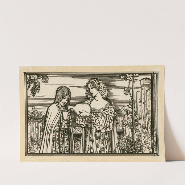 Decorative head-piece to page 78 of Bell’s edition of The tempest (1900) by Robert Anning Bell