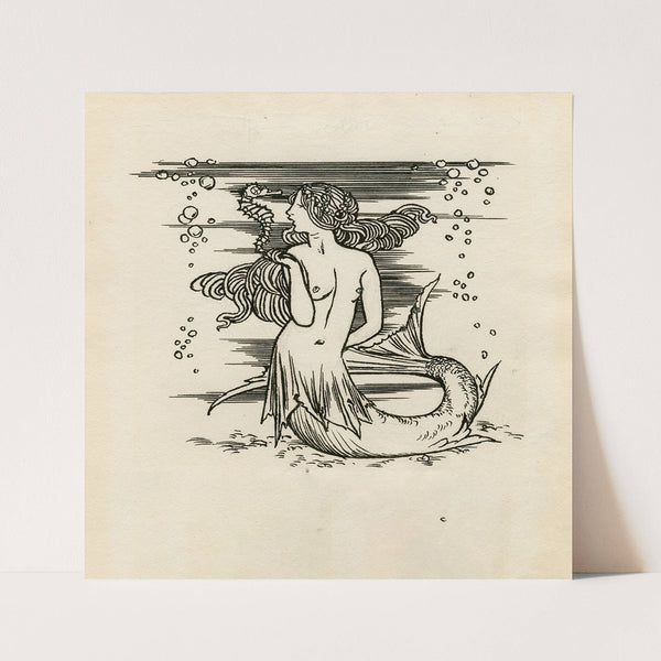 Decorative head to page 24 of Bell’s edition of The tempest (1900) by Robert Anning Bell