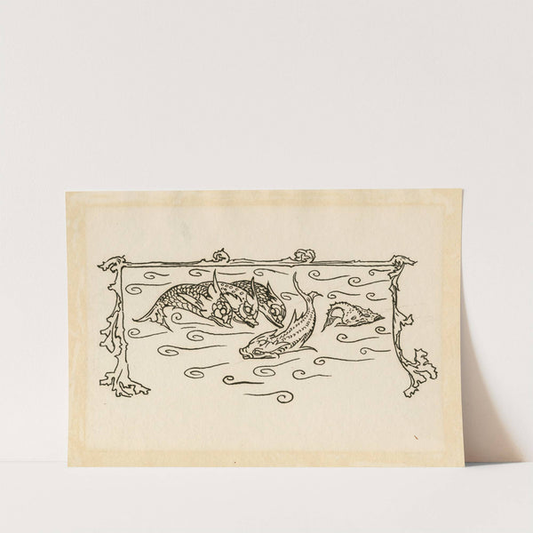 Decorative tail-piece to page 46 of Bell’s edition of The tempest (1900) by Robert Anning Bell