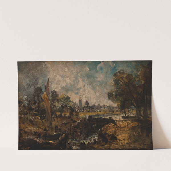 Dedham Lock by John Constable