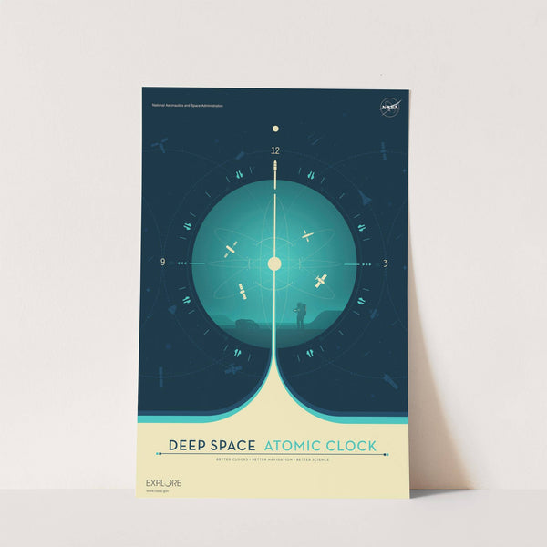 Deep Space Atomic Clock Blue by NASA