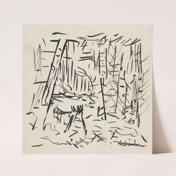 Deer by Arnold Peter Weisz-Kubínčan