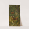 Deer at the edge of the forest by Rosa Bonheur