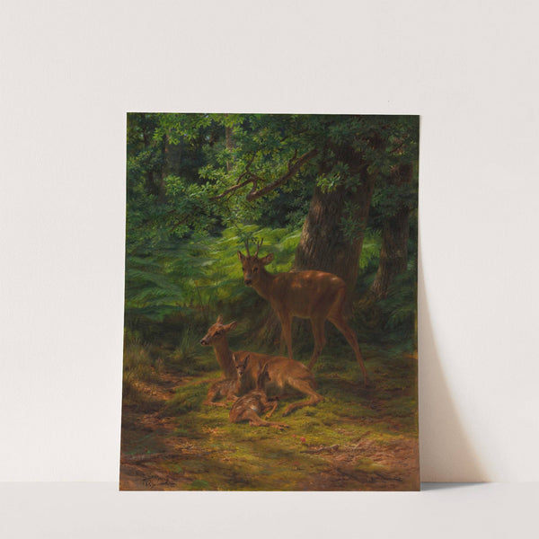 Deer in Repose by Rosa Bonheur