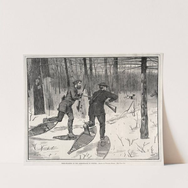 Deer Stalking in the Adirondacks in Winter (1871) by Winslow Homer