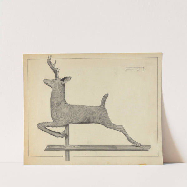 Deer Weather Vane by Salvatore Borrazzo