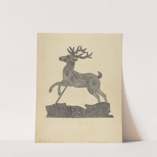 Deer Weather Vane by Helen Hobart