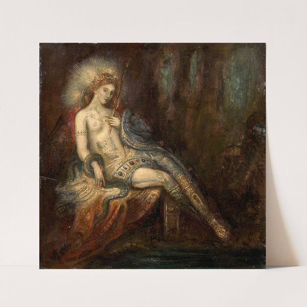 Déesse au rocher by Gustave Moreau