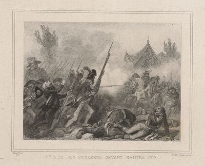 Défaite des Vendéens devant Nantes 1793 (1830-1859)