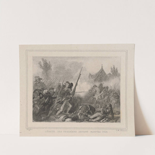 Défaite des Vendéens devant Nantes 1793 (1830-1859) by Denis Auguste Marie Raffet