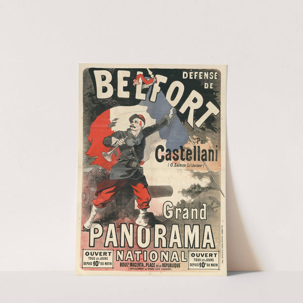 Défense de Belfort par Castellani (O. Saunier collaborateur) (1881) by Imp. Chaix