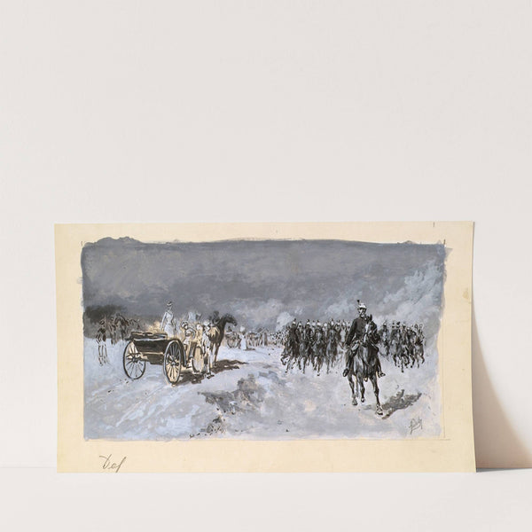 Defilierung auf der Schmelz in Wien by Moritz Ledeli