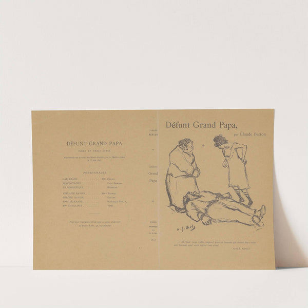 Défunt Grand Papa (1895) by Henri-Gabriel Ibels