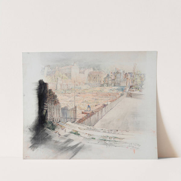 Dégagement de la seconde partie des Arènes de la rue Monge (1915-1945) by Charles Jouas