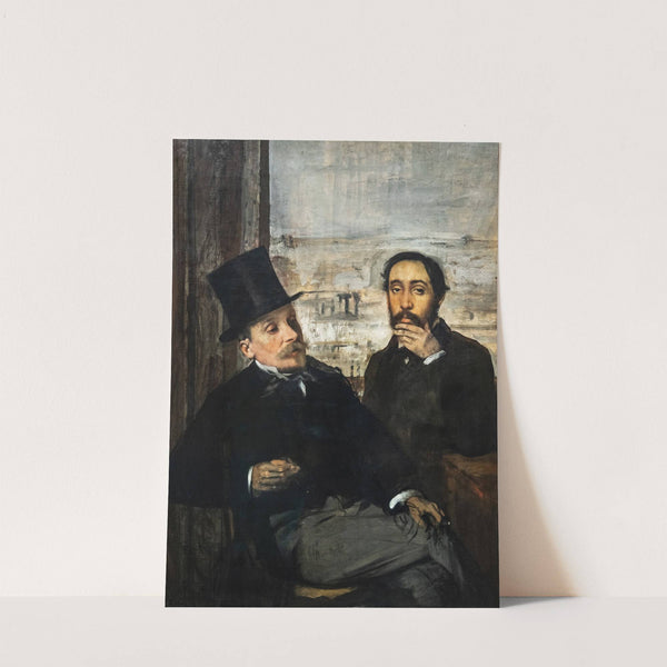 Degas and Évariste de Valernes (1860s) by Edgar Degas