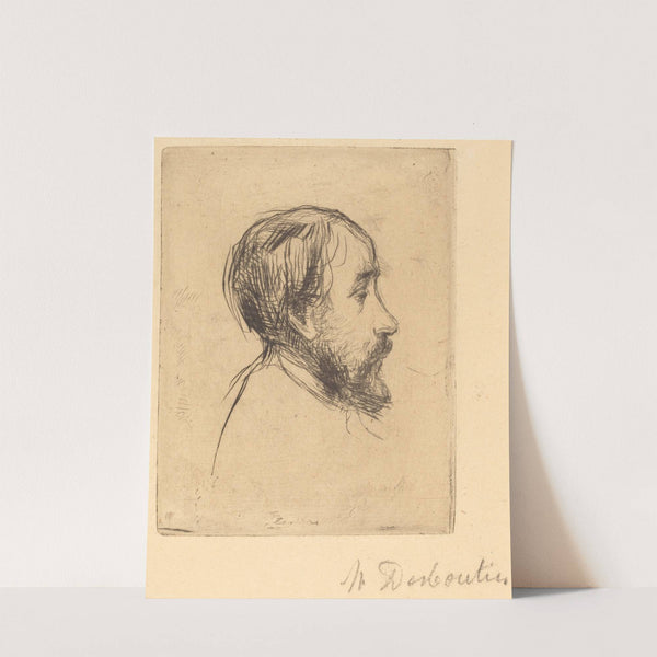 Degas (1876) by Marcellin-Gilbert Desboutin