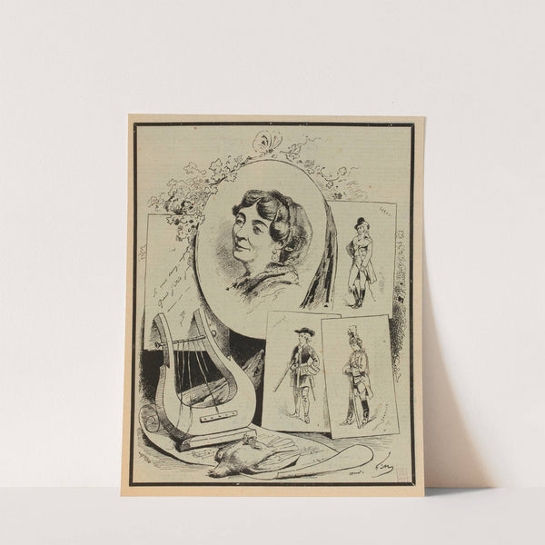 Déjazet (1875) by André Gill