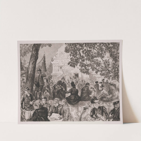 Dejeuner en plaein air aux Indes neerlandaises (1900) by Charles Paul Renouard