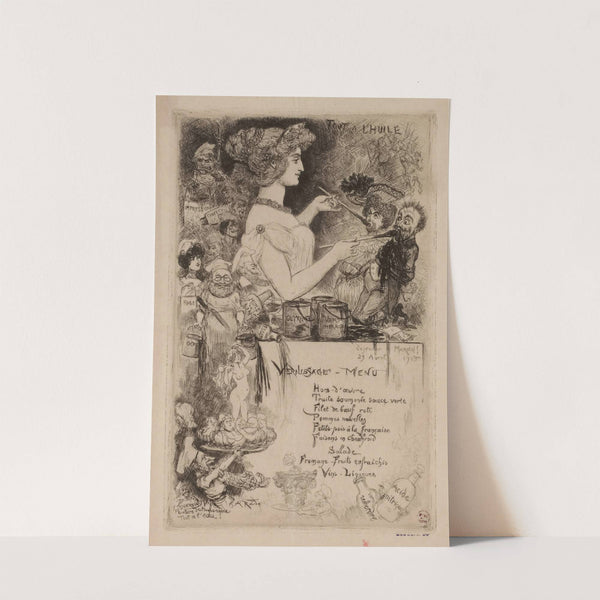 Déjeuner Mariani, le 29 avril 1905 (1905) by Albert Robida