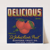 Delicious Brand Citrus Label (1930-1950)