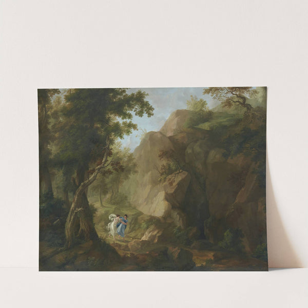 Delphic Muses Approaching the Corycian Cave on Mount Parnassus, Greece by Anna Matteini