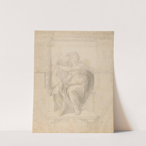 Delphica d’après Michel-Ange by Ernest Hébert
