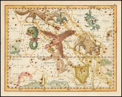 Delphin, Fuchs, Pfeil, Gans, Adler, Antinous, Das Sobieskische Schild and Der Königliche Stier von Poniatowski (1805)