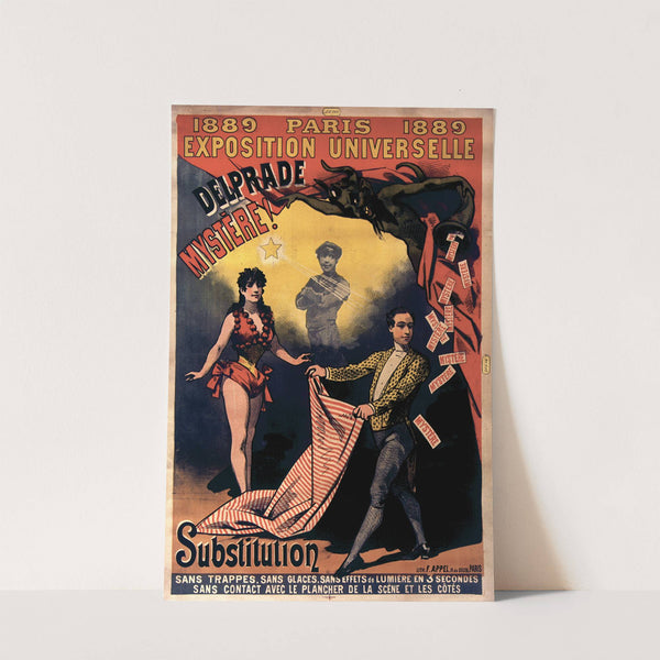 Delprade. Mystère (1889) by Lith. F. Appel