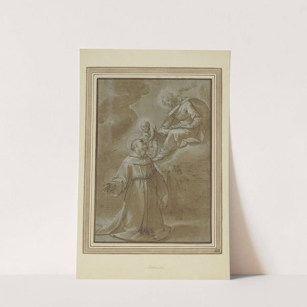 Dem Heiligen Antonius erscheint die Muttergottes by Pier Francesco Morazzone