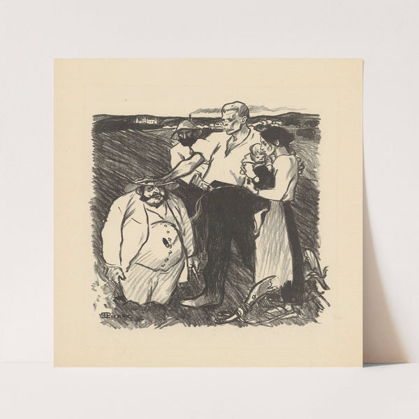 Demain (1894) by Théophile Alexandre Steinlen