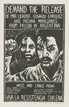 Demand the release of MIR leader Edgardo Enriquez and Regina Marcondes from prison in Argentina
