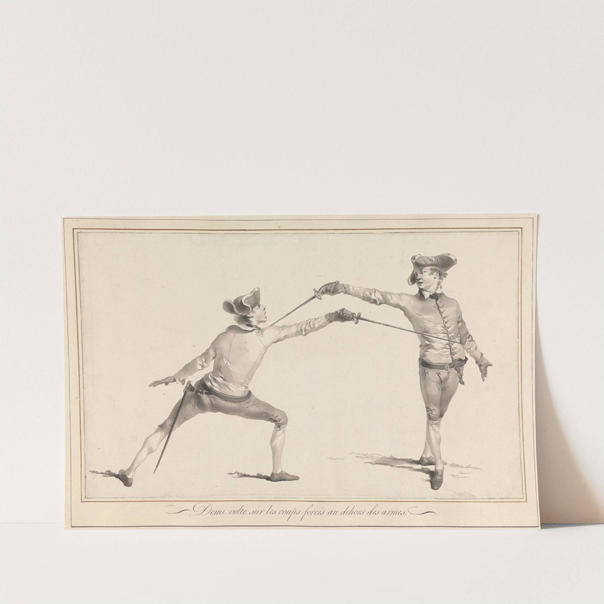 Demi Volte sur les Coups Forcés au Dehors des Armes by James Gwin