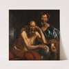 Democritus and Heraclitus by Jacob Jordaens