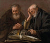 Democritus and Heraclitus