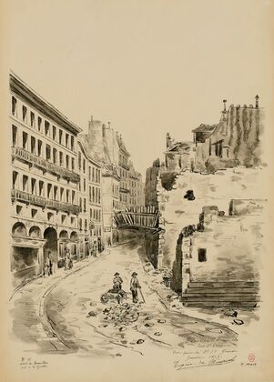 Démolition de la rue du Four (1897)