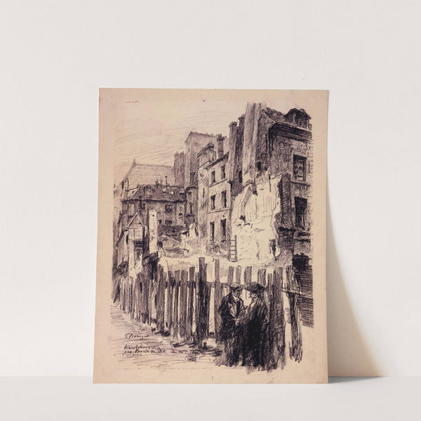 Démolition de l'immeuble nº4 rue Brisemiche by Camille Bourget