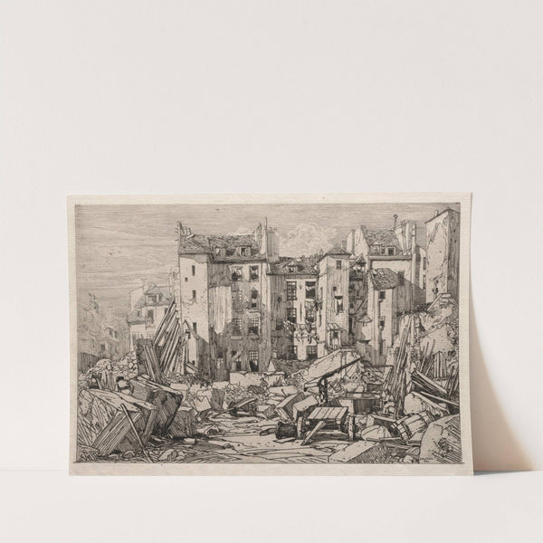 Demolition of Old Houses in Paris (1862)