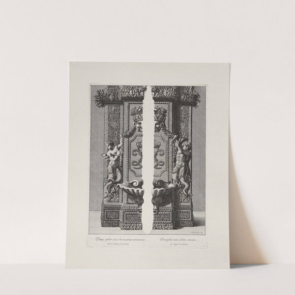 Demy pilier avec les mesmes ornamens (Half-pillar with the same ornaments) (1673) by Jean Le Pautre